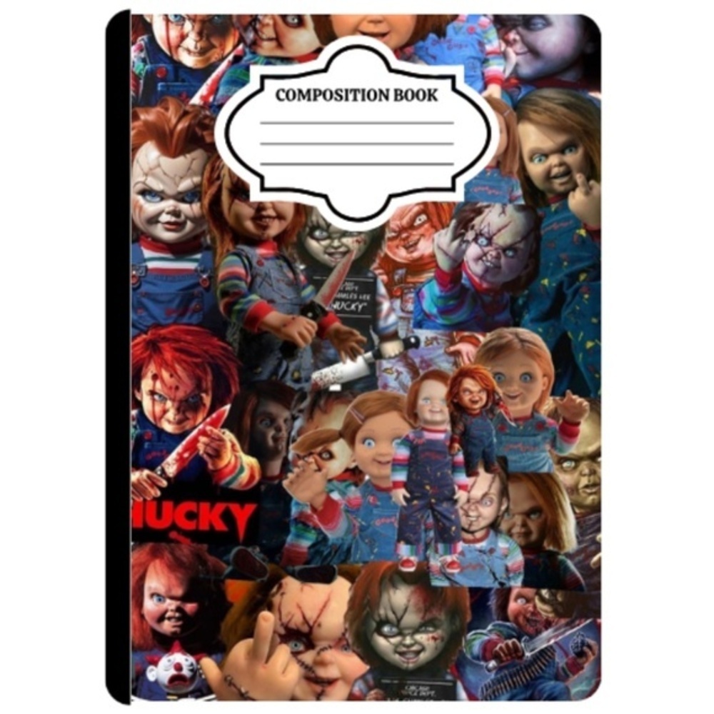 Handmade Chucky Composition Notebook